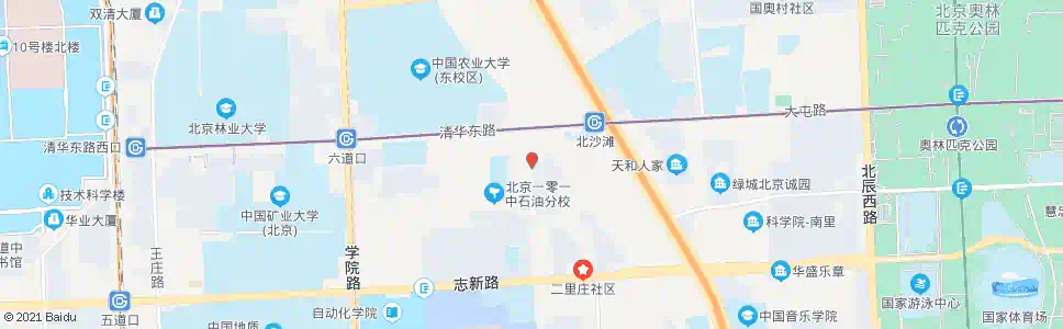 北京二里庄_公交站地图_北京公交_妙搜公交查询2024