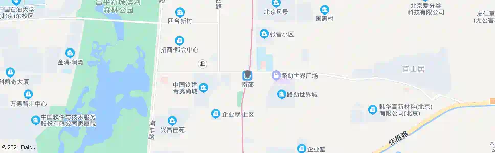 北京南邵辛庄_公交站地图_北京公交_妙搜公交查询2024