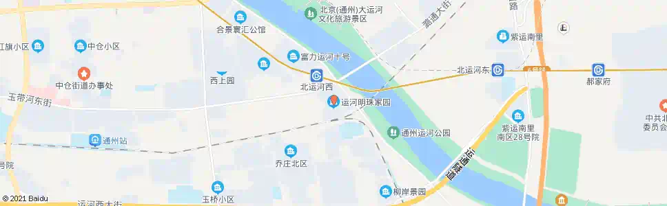 北京运河明珠_公交站地图_北京公交_妙搜公交查询2024