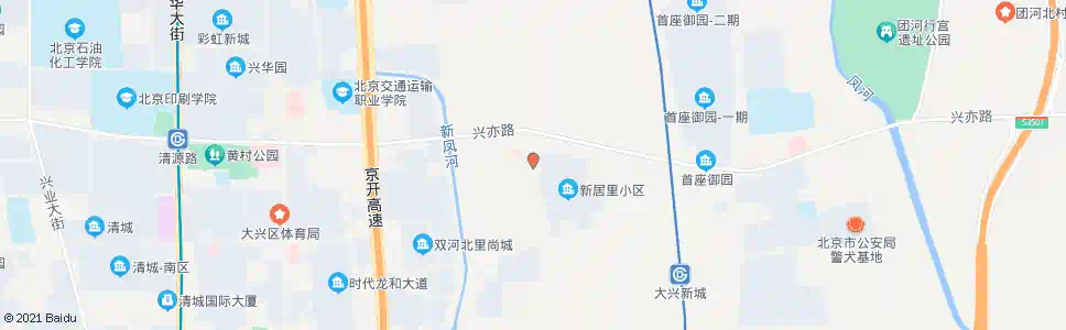 北京新居里北门_公交站地图_北京公交_妙搜公交查询2024