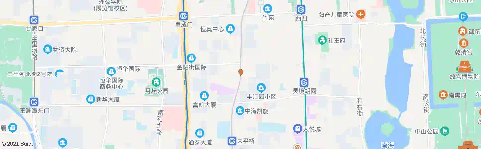 北京丰盛胡同_公交站地图_北京公交_妙搜公交查询2024