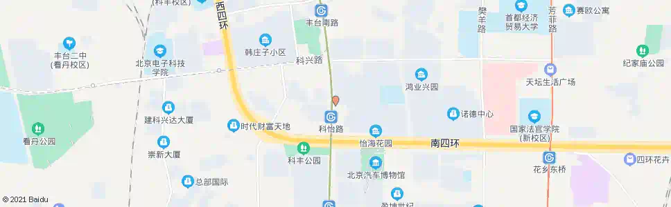 北京怡海花园西门_公交站地图_北京公交_妙搜公交查询2024