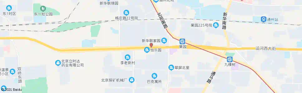 北京新华联家园_公交站地图_北京公交_妙搜公交查询2024