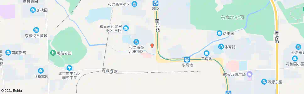 北京南苑北里_公交站地图_北京公交_妙搜公交查询2024