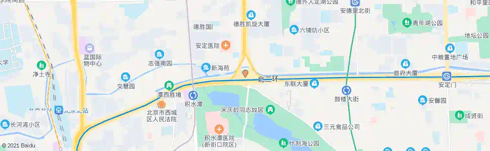 北京德胜门_公交站地图_北京公交_妙搜公交查询2024