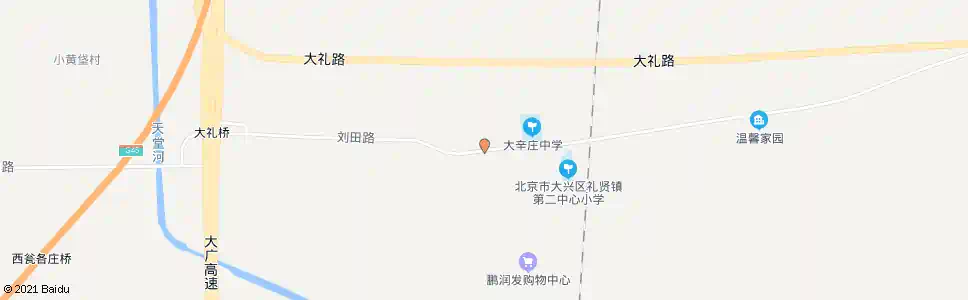 北京大辛庄_公交站地图_北京公交_妙搜公交查询2024