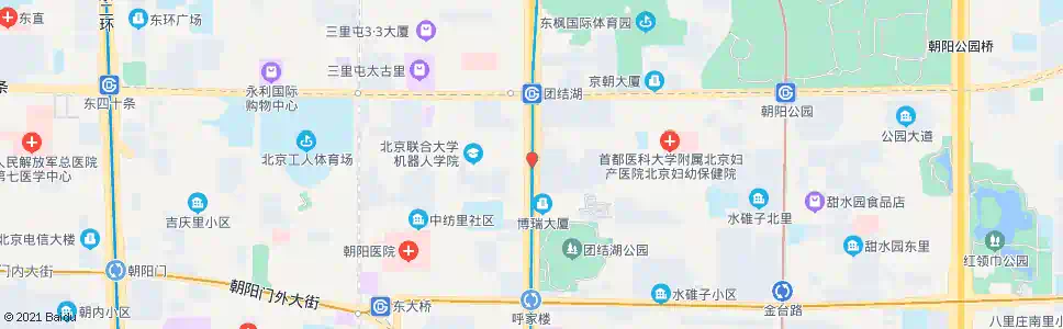 北京白家庄北_公交站地图_北京公交_妙搜公交查询2024