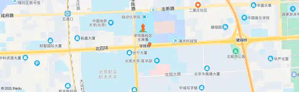 北京学院桥东_公交站地图_北京公交_妙搜公交查询2024