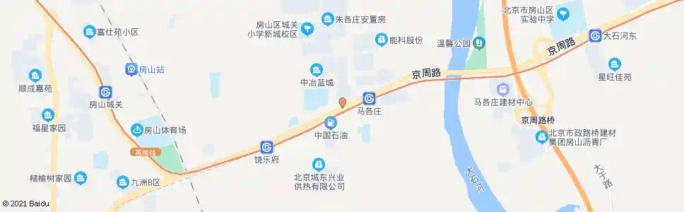 北京城关街道办事处_公交站地图_北京公交_妙搜公交查询2024