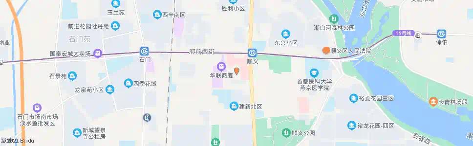 北京顺义医院_公交站地图_北京公交_妙搜公交查询2024