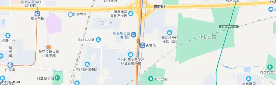 北京新发地桥北_公交站地图_北京公交_妙搜公交查询2024