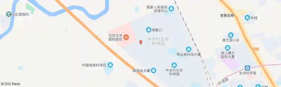 北京生命园路_公交站地图_北京公交_妙搜公交查询2024