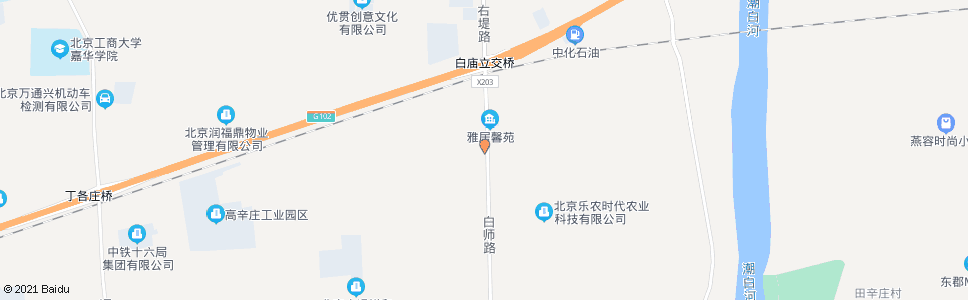 北京北刘各庄_公交站地图_北京公交_妙搜公交查询2024