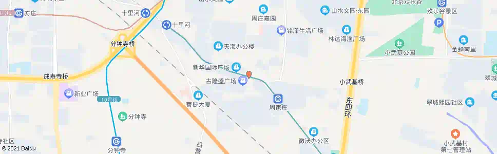 北京周家庄_公交站地图_北京公交_妙搜公交查询2024