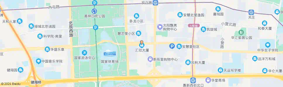 北京慧忠路西口_公交站地图_北京公交_妙搜公交查询2024