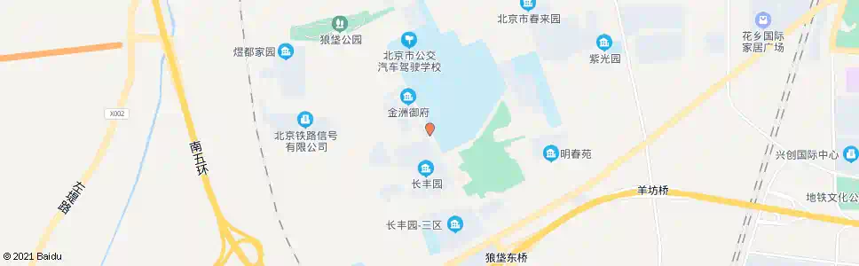 北京长丰园一区_公交站地图_北京公交_妙搜公交查询2024