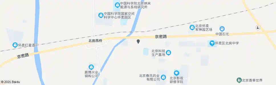 北京北房村北_公交站地图_北京公交_妙搜公交查询2024