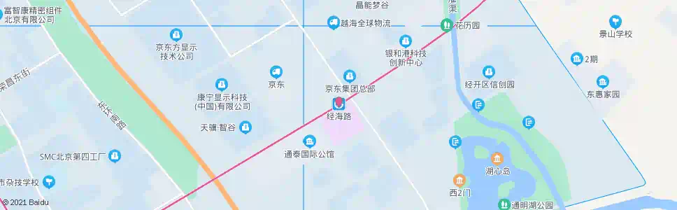 北京地铁经海路站_公交站地图_北京公交_妙搜公交查询2024