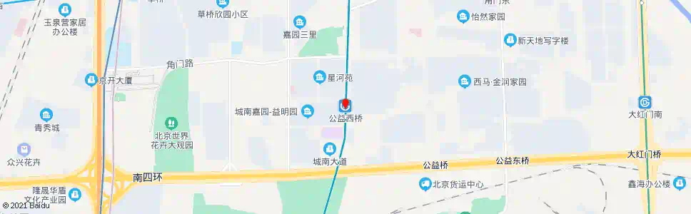 北京公益西桥站_公交站地图_北京公交_妙搜公交查询2024