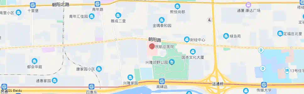 北京民航医院_公交站地图_北京公交_妙搜公交查询2024