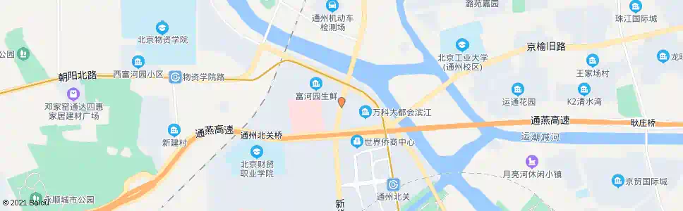 北京富河园_公交站地图_北京公交_妙搜公交查询2024