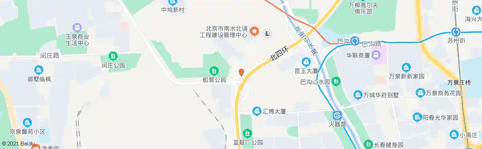 北京四海桥北_公交站地图_北京公交_妙搜公交查询2024