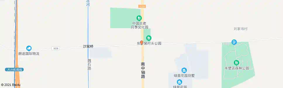 北京东沙窝村路口_公交站地图_北京公交_妙搜公交查询2024