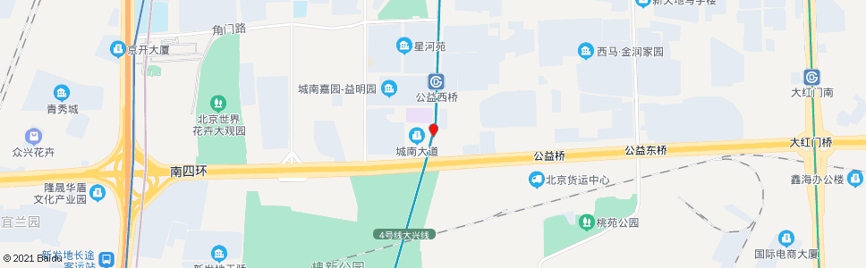 北京公益西桥北_公交站地图_北京公交_妙搜公交查询2024