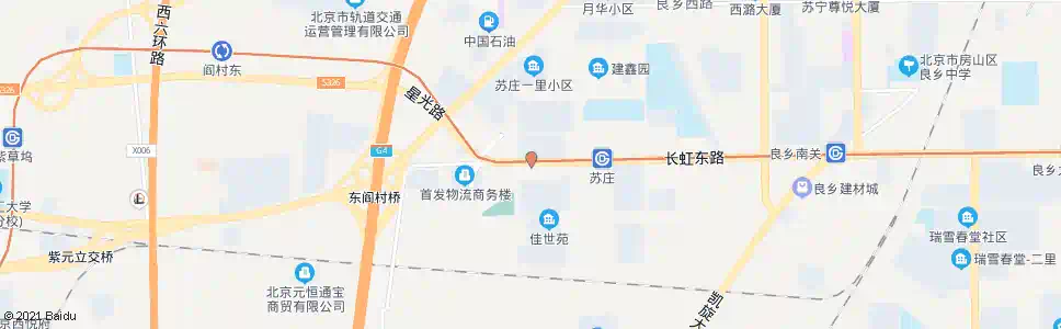 北京苏庄西街南口_公交站地图_北京公交_妙搜公交查询2024