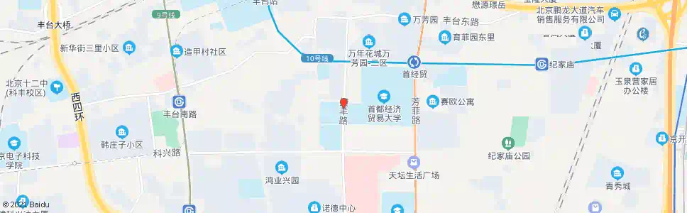 北京首经贸西校区_公交站地图_北京公交_妙搜公交查询2024