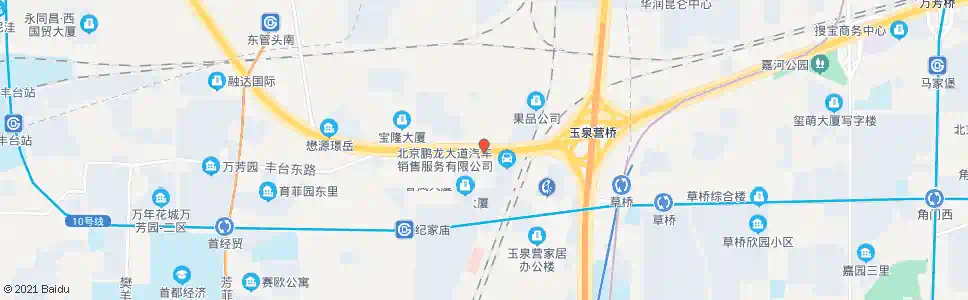 北京玉泉营桥西_公交站地图_北京公交_妙搜公交查询2024