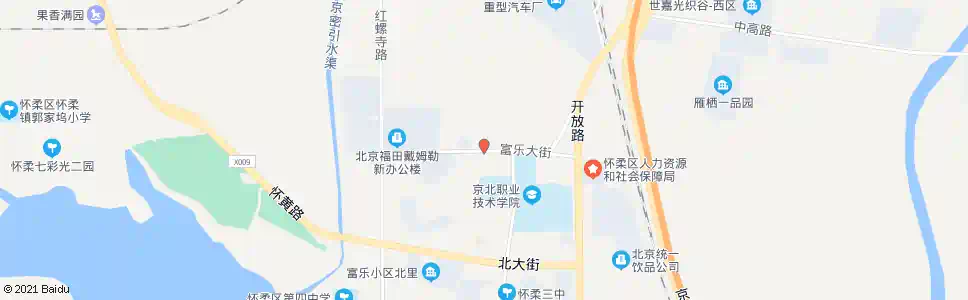 北京富乐大街_公交站地图_北京公交_妙搜公交查询2024