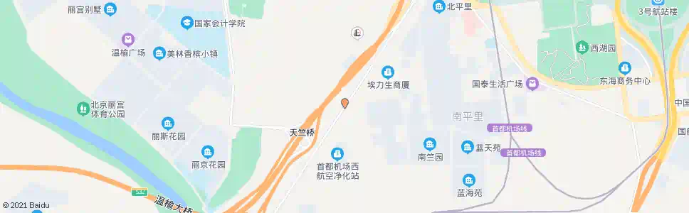 北京天竺西站_公交站地图_北京公交_妙搜公交查询2024