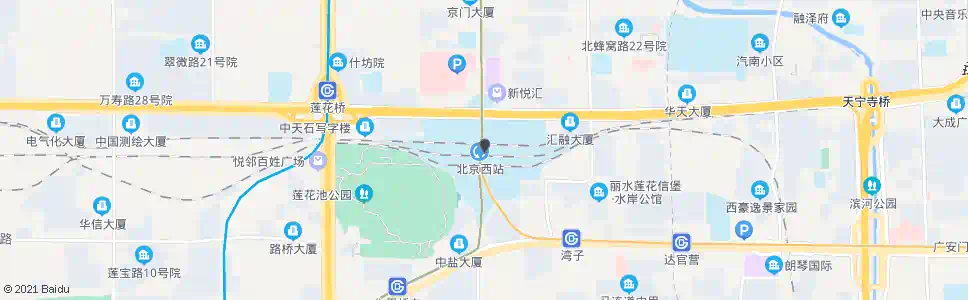 北京警官大学西_公交站地图_北京公交_妙搜公交查询2024