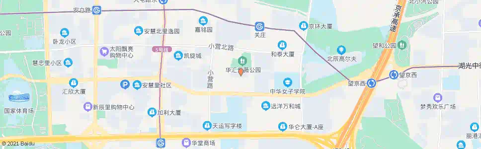 北京育慧北里_公交站地图_北京公交_妙搜公交查询2024