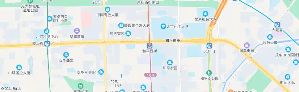 北京和平西桥_公交站地图_北京公交_妙搜公交查询2024