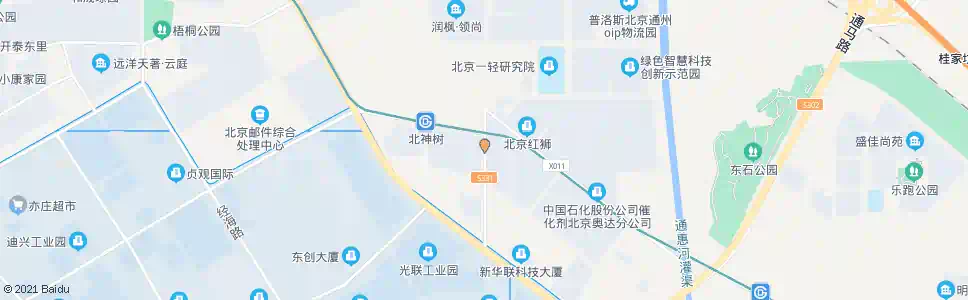 北京北神树东口_公交站地图_北京公交_妙搜公交查询2024