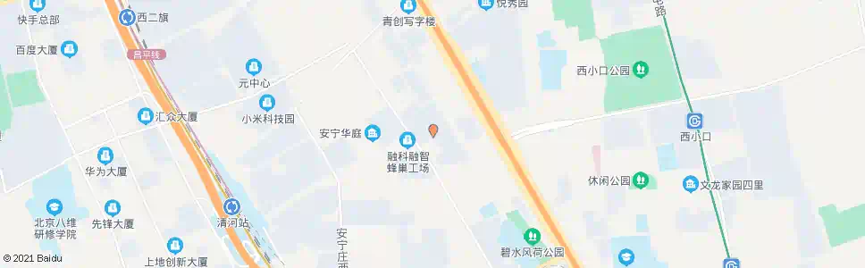 北京安宁庄小区_公交站地图_北京公交_妙搜公交查询2024