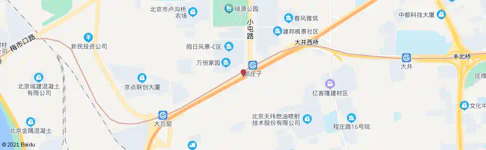 北京地铁郭庄子站_公交站地图_北京公交_妙搜公交查询2024