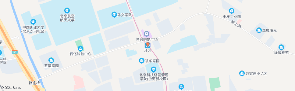 北京地铁沙河站_公交站地图_北京公交_妙搜公交查询2024