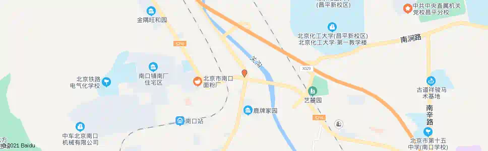 北京南口村_公交站地图_北京公交_妙搜公交查询2024