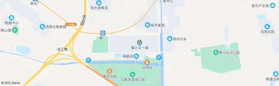 北京富力又一城_公交站地图_北京公交_妙搜公交查询2024