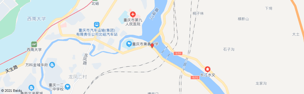 重庆朝阳桥(南)_公交站地图_重庆公交_妙搜公交查询2024