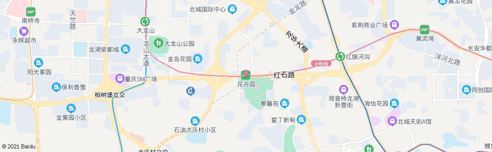 重庆花卉园_公交站地图_重庆公交_妙搜公交查询2024