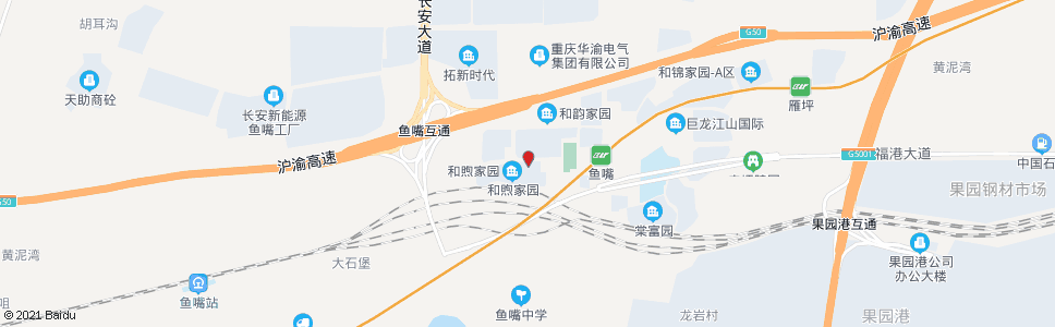 重庆和熙路_公交站地图_重庆公交_妙搜公交查询2024