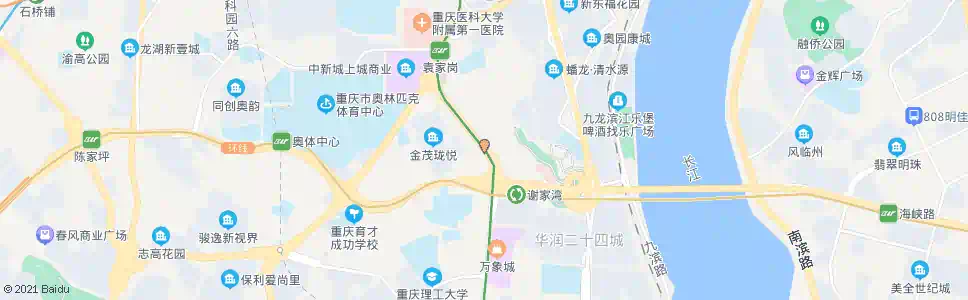 重庆谢家湾正街_公交站地图_重庆公交_妙搜公交查询2024