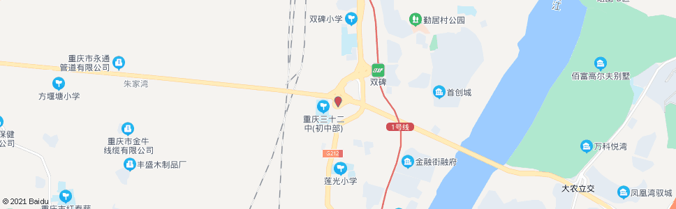 重庆32中_公交站地图_重庆公交_妙搜公交查询2024