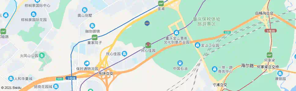 重庆民心佳园_公交站地图_重庆公交_妙搜公交查询2024