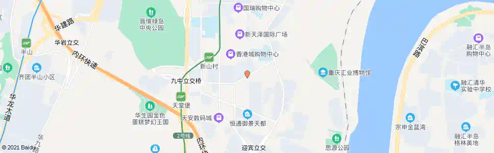 重庆锦霞街_公交站地图_重庆公交_妙搜公交查询2024