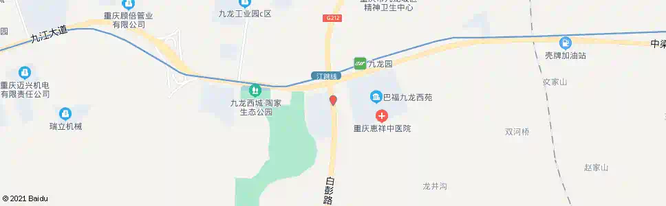 重庆华福路口南_公交站地图_重庆公交_妙搜公交查询2024